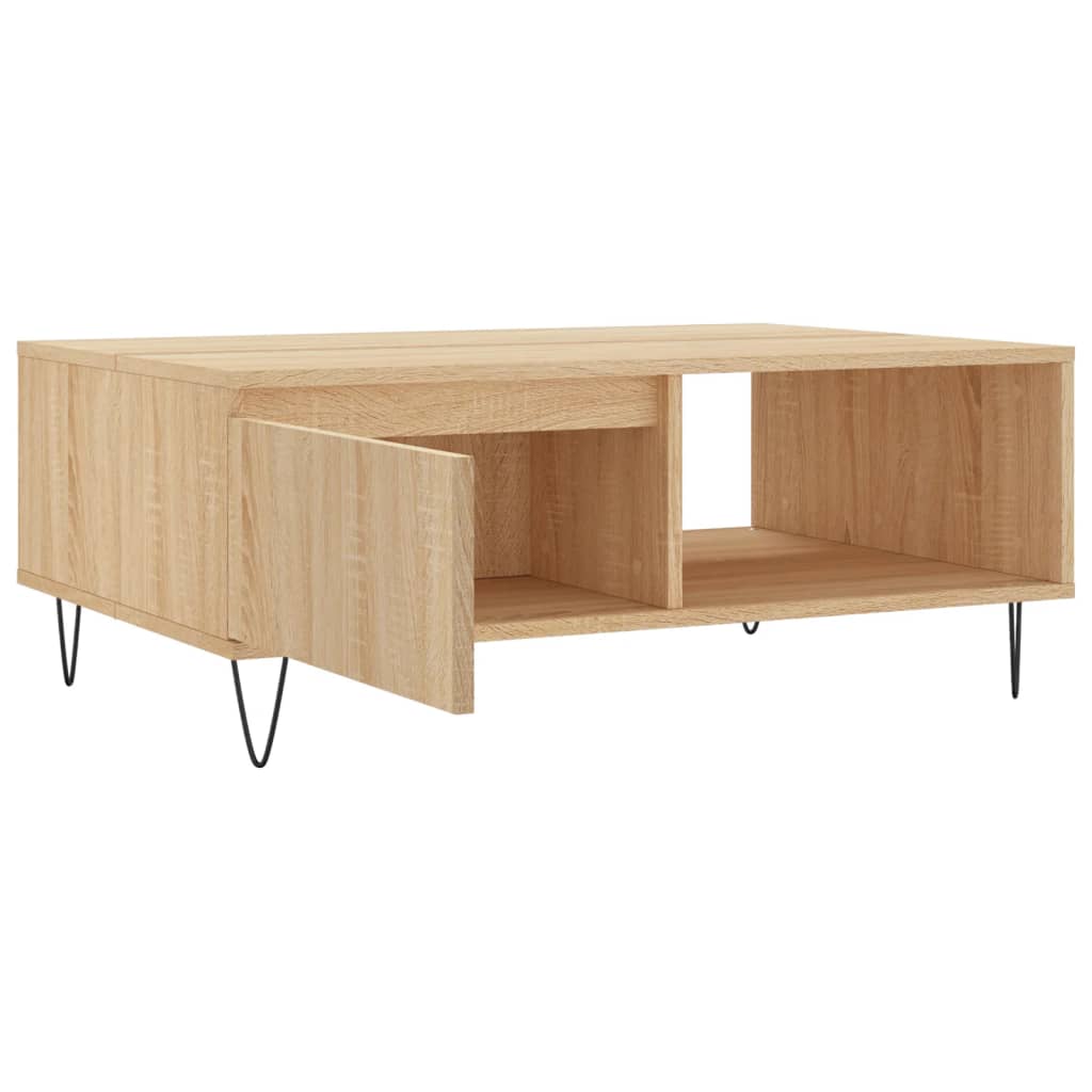 Konferenční Stolek 90 X 60 X 35 Cm Kompozitní Dřevo