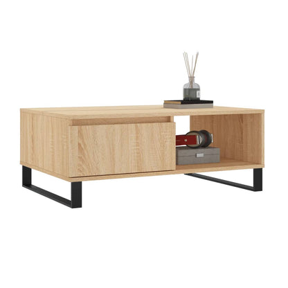 Konferenční Stolek Dub Sonoma 90 X 60 X 35 Cm Kompozitní Dřevo