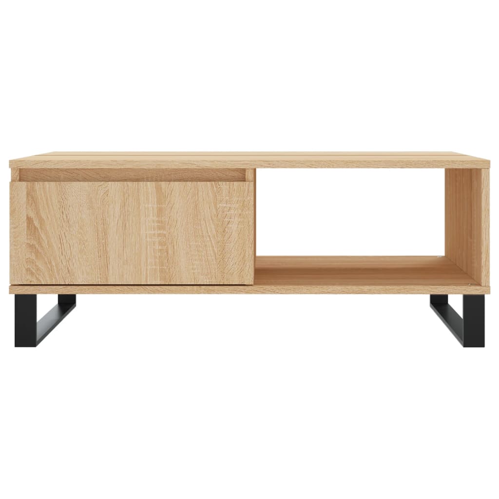 Konferenční Stolek Dub Sonoma 90 X 60 X 35 Cm Kompozitní Dřevo