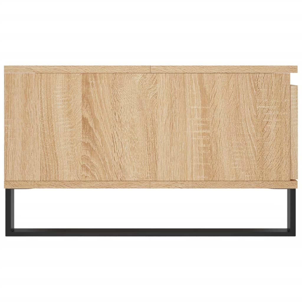 Konferenční Stolek Dub Sonoma 90 X 60 X 35 Cm Kompozitní Dřevo