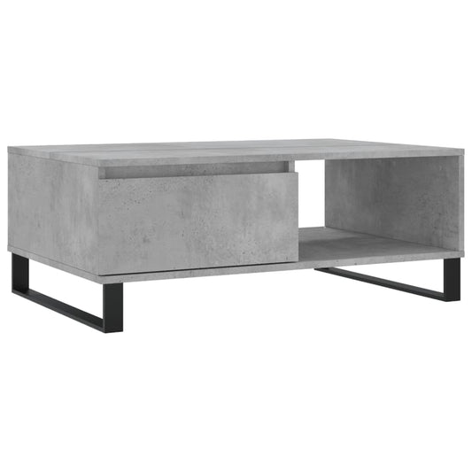 Konferenční Stolek Betonově Šedý 90X60X35 Cm Kompozitní Dřevo