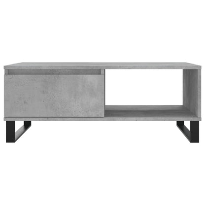 Konferenční Stolek Betonově Šedý 90X60X35 Cm Kompozitní Dřevo