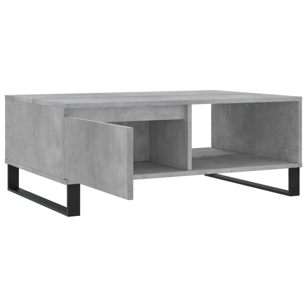 Konferenční Stolek Betonově Šedý 90X60X35 Cm Kompozitní Dřevo