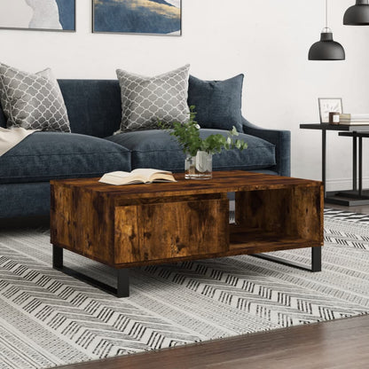 Konferenční Stolek Bílý 90 X 60 X 35 Cm Kompozitní Dřevo