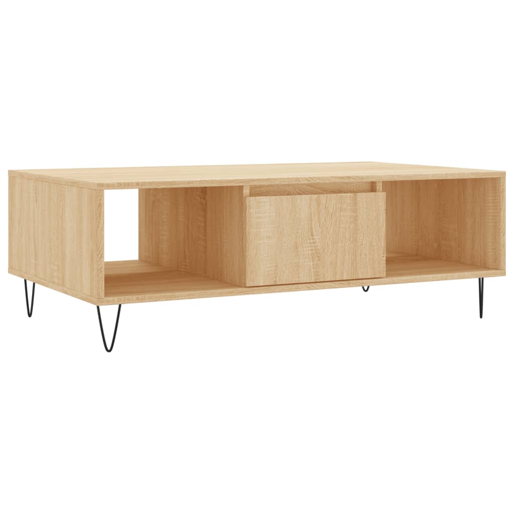 Konferenční Stolek 104 X 60 X 35 Cm Kompozitní Dřevo