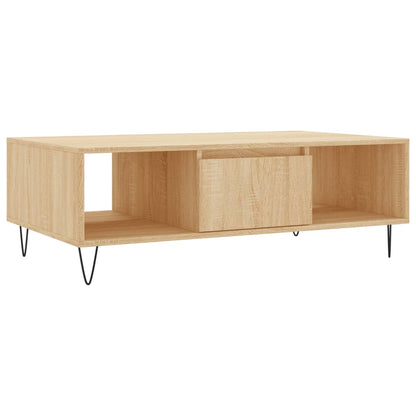 Konferenční Stolek 104 X 60 X 35 Cm Kompozitní Dřevo