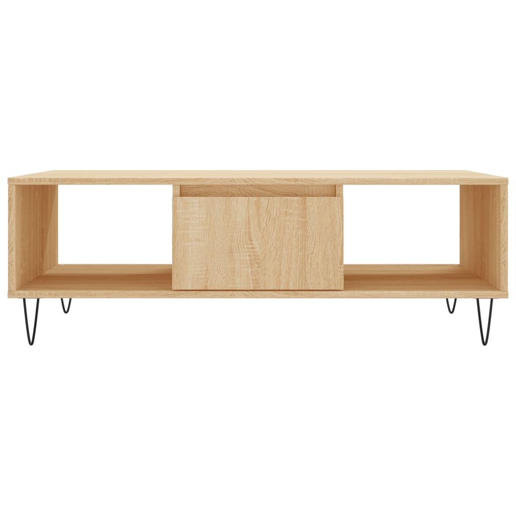 Konferenční Stolek 104 X 60 X 35 Cm Kompozitní Dřevo