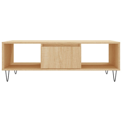 Konferenční Stolek 104 X 60 X 35 Cm Kompozitní Dřevo