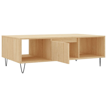 Konferenční Stolek 104 X 60 X 35 Cm Kompozitní Dřevo