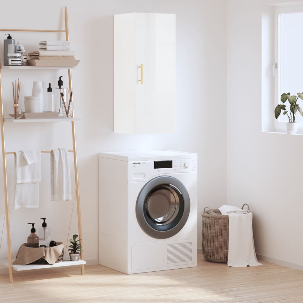 Nástěnná Skříňka Šedá Sonoma 34,5 X 34 X 90 Cm