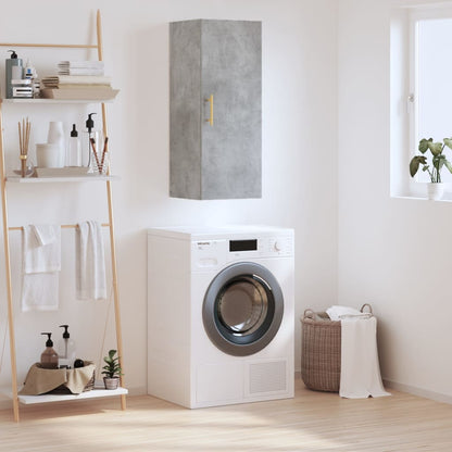 Nástěnná Skříňka Šedá Sonoma 34,5 X 34 X 90 Cm