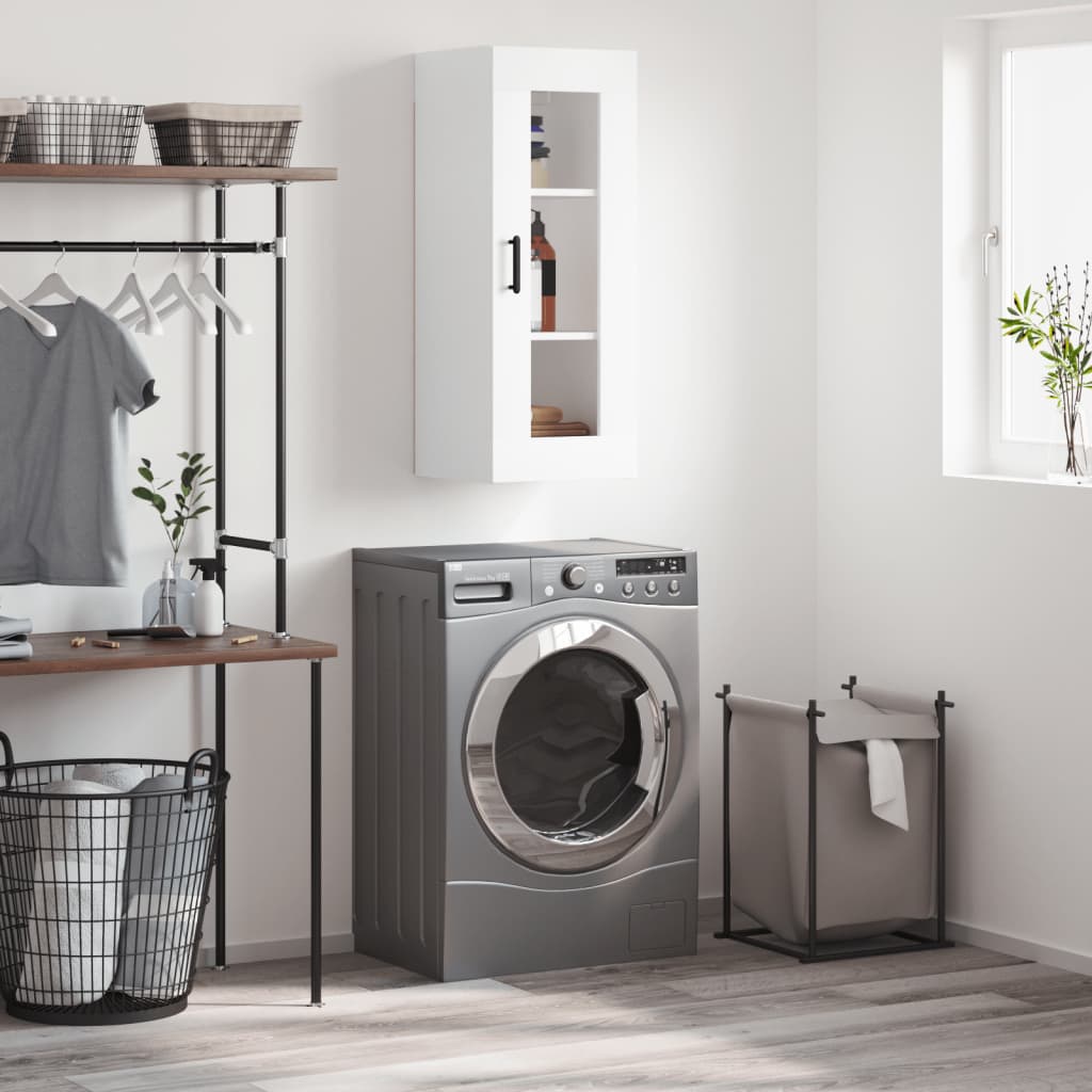 Nástěnná Skříňka Betonově Šedá 34,5 X 34 X 90 Cm