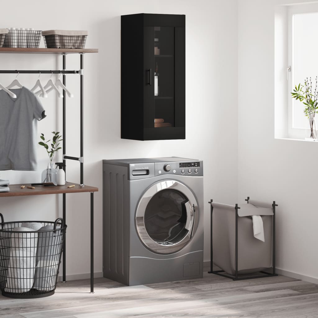 Nástěnná Skříňka Betonově Šedá 34,5 X 34 X 90 Cm