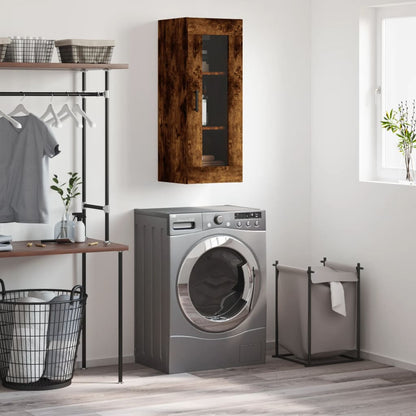 Nástěnná Skříňka Betonově Šedá 34,5 X 34 X 90 Cm