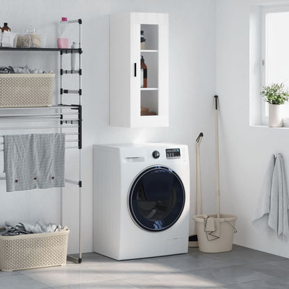 Nástěnná Skříňka Černá 34,5 X 34 X 90 Cm