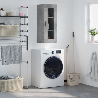 Nástěnná Skříňka Černá 34,5 X 34 X 90 Cm