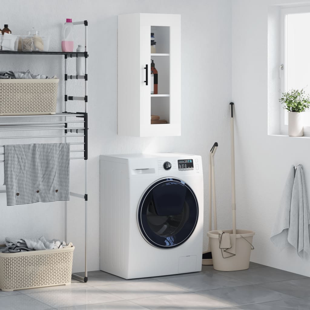 Nástěnná Skříňka Betonově Šedá 34,5 X 34 X 90 Cm