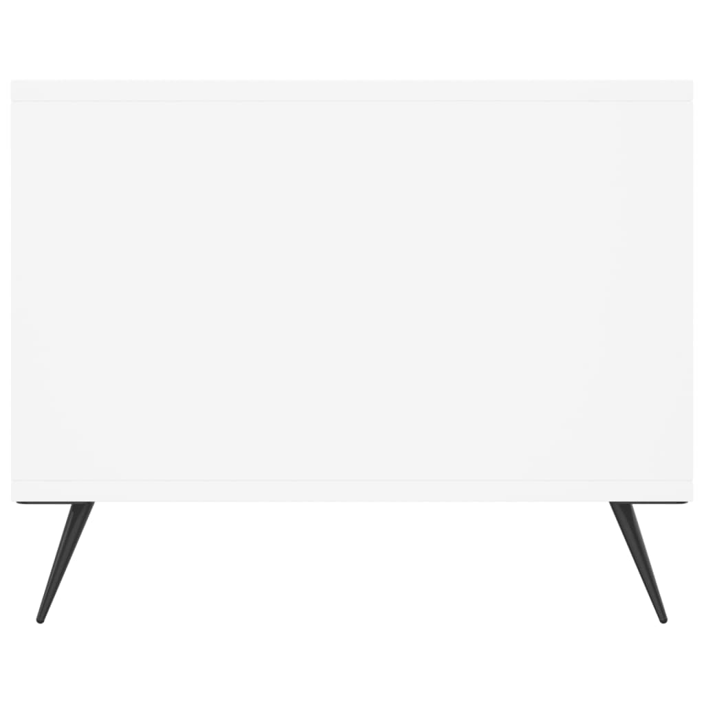 Konferenční Stolek Bílý 90 X 50 X 40 Cm Kompozitní Dřevo