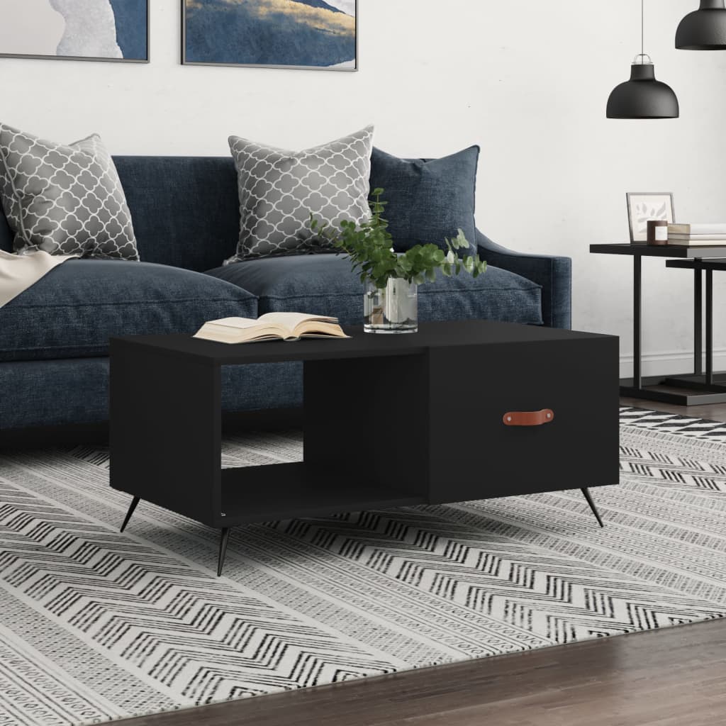Konferenční Stolek Bílý 90 X 50 X 40 Cm Kompozitní Dřevo
