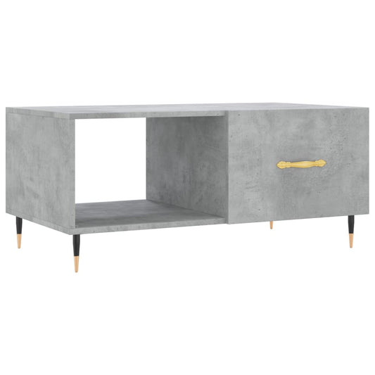 Konferenční Stolek Betonově Šedý 90X50X40 Cm Kompozitní Dřevo