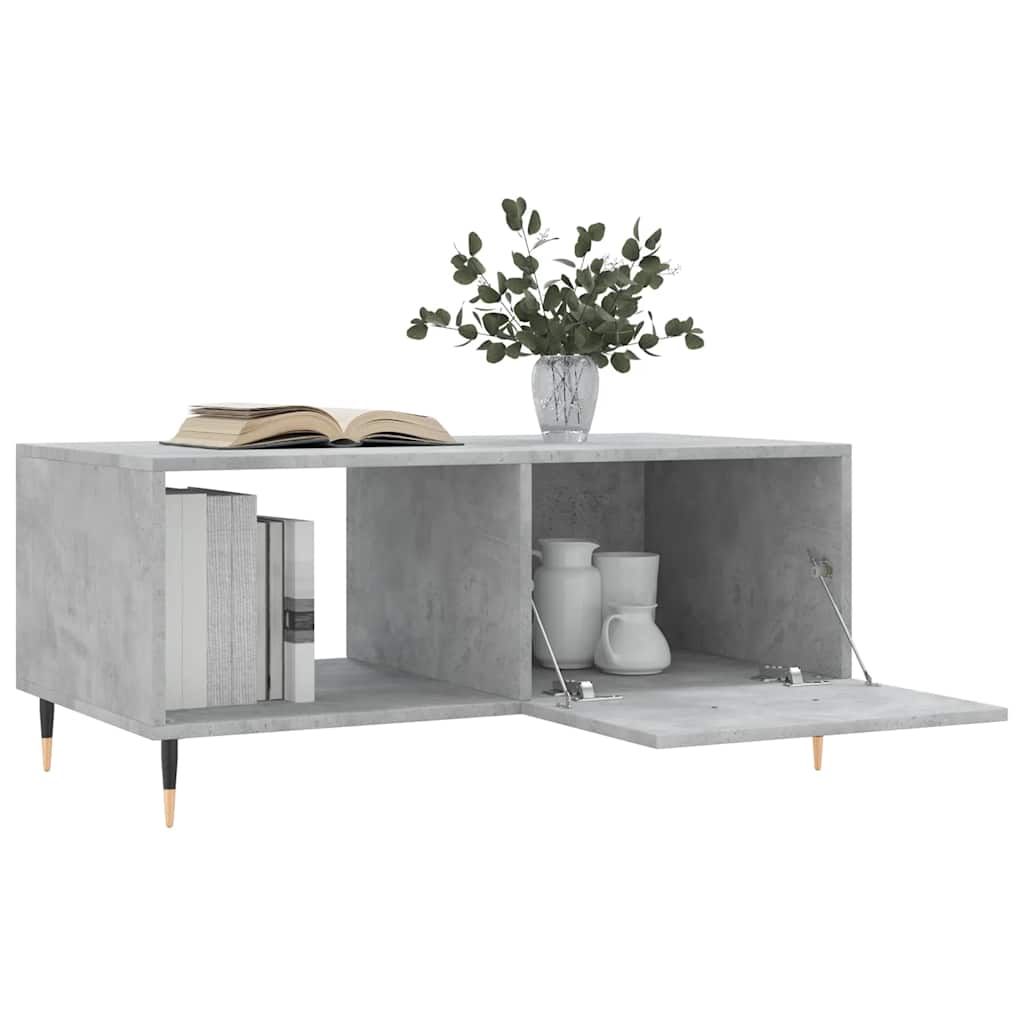 Konferenční Stolek Betonově Šedý 90X50X40 Cm Kompozitní Dřevo