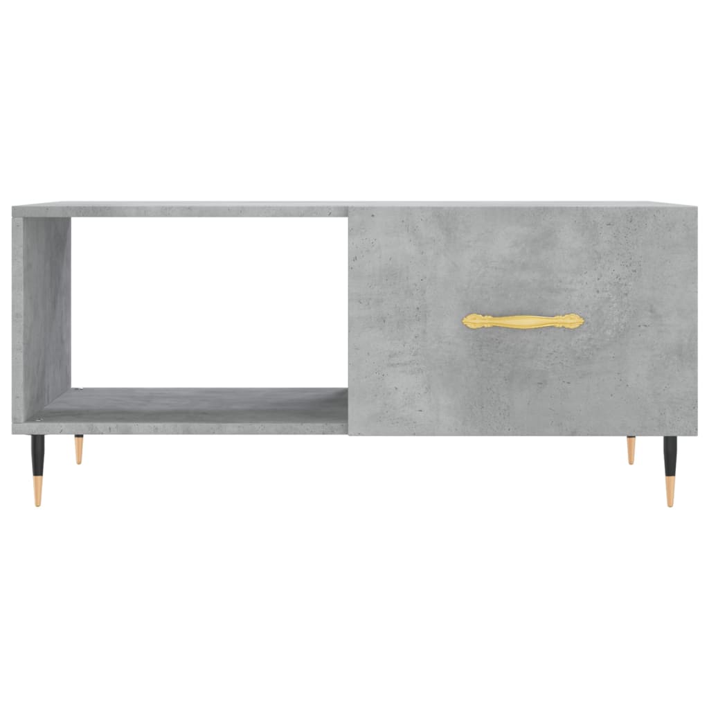 Konferenční Stolek Betonově Šedý 90X50X40 Cm Kompozitní Dřevo