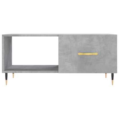Konferenční Stolek Betonově Šedý 90X50X40 Cm Kompozitní Dřevo