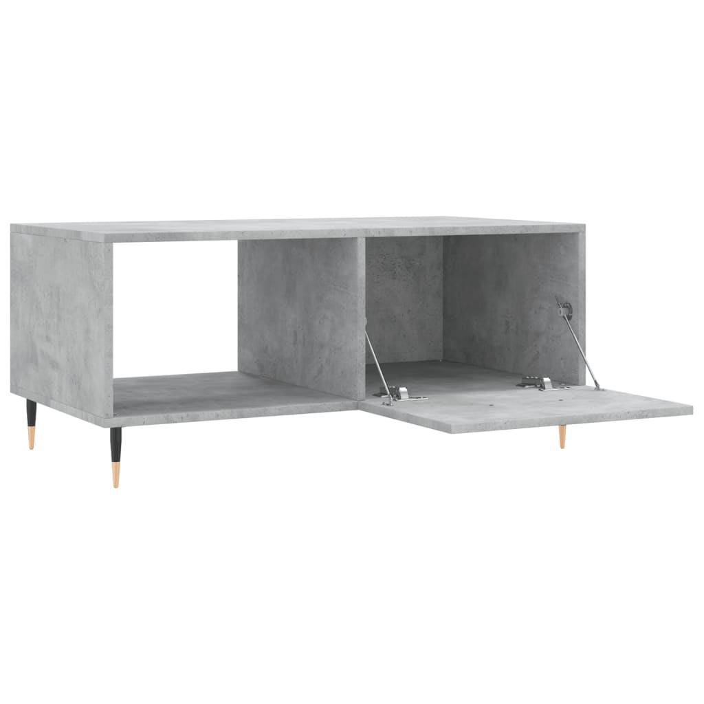 Konferenční Stolek Betonově Šedý 90X50X40 Cm Kompozitní Dřevo