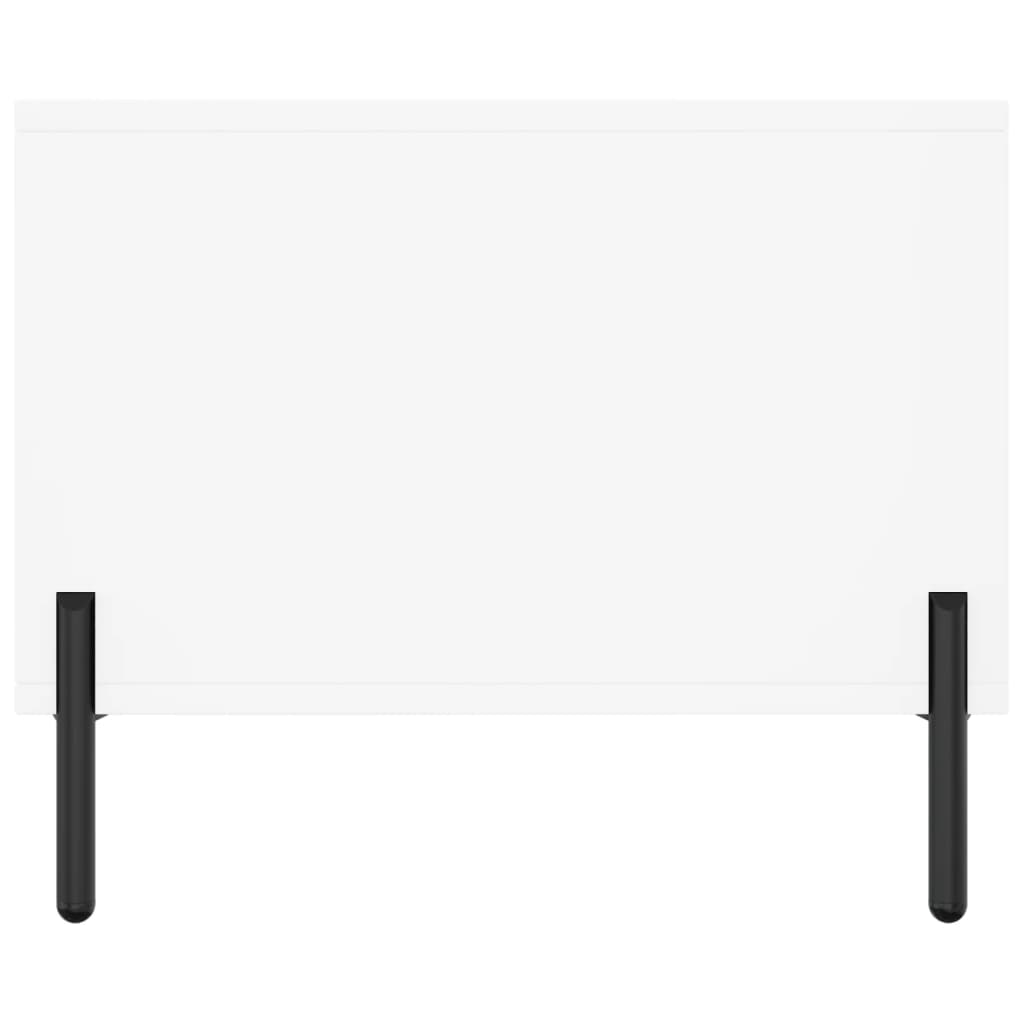 Konferenční Stolek Bílý 90 X 50 X 40 Cm Kompozitní Dřevo