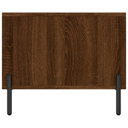 Konferenční Stolek Hnědý Dub 90 X 50 X 40 Cm Kompozitní Dřevo