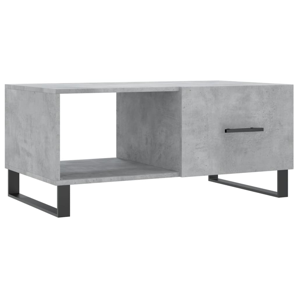 Konferenční Stolek Betonově Šedý 90X50X40 Cm Kompozitní Dřevo