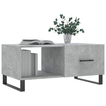 Konferenční Stolek Betonově Šedý 90X50X40 Cm Kompozitní Dřevo
