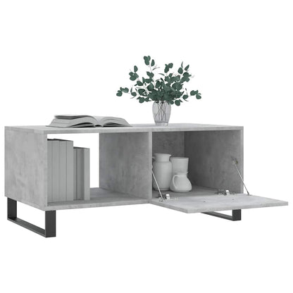 Konferenční Stolek Betonově Šedý 90X50X40 Cm Kompozitní Dřevo