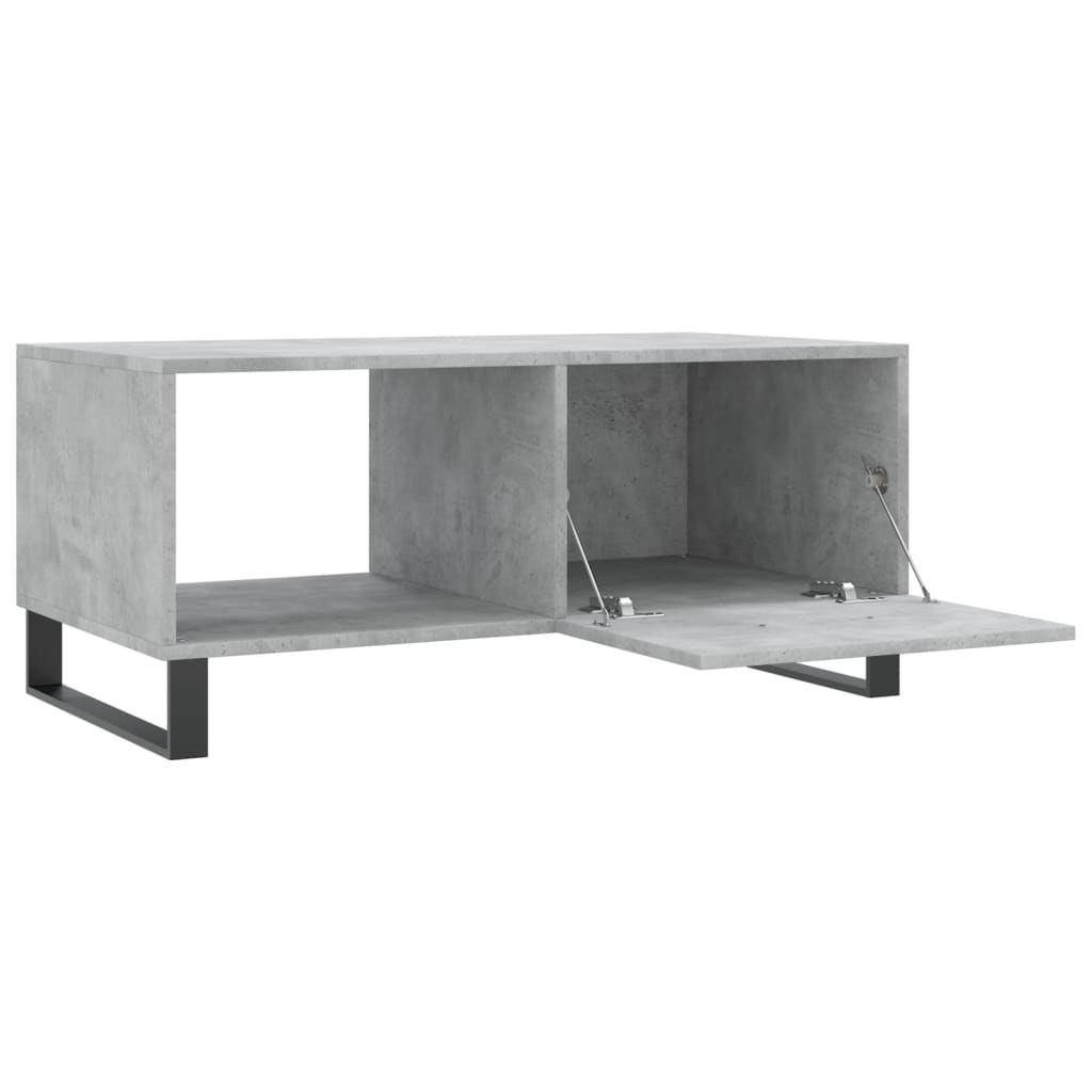 Konferenční Stolek Betonově Šedý 90X50X40 Cm Kompozitní Dřevo