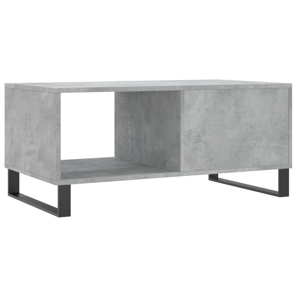Konferenční Stolek Betonově Šedý 90X50X40 Cm Kompozitní Dřevo