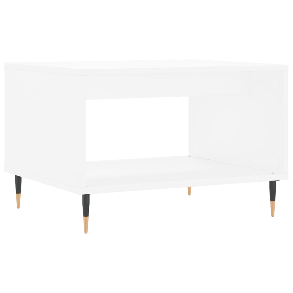 Konferenční Stolek Bílý 60 X 50 X 40 Cm Kompozitní Dřevo