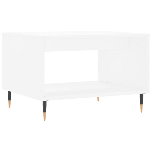 Konferenční Stolek Bílý 60 X 50 X 40 Cm Kompozitní Dřevo