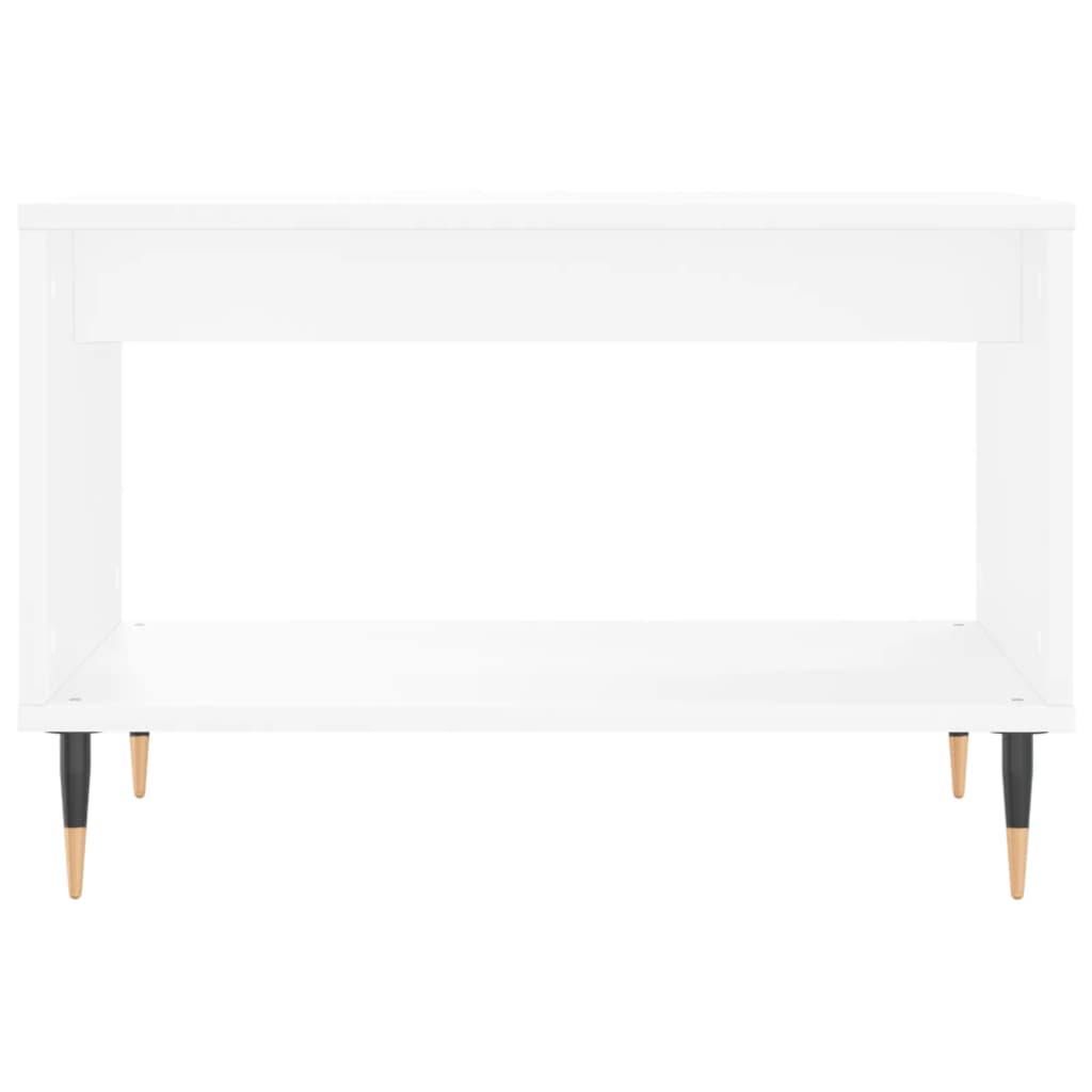 Konferenční Stolek Bílý 60 X 50 X 40 Cm Kompozitní Dřevo