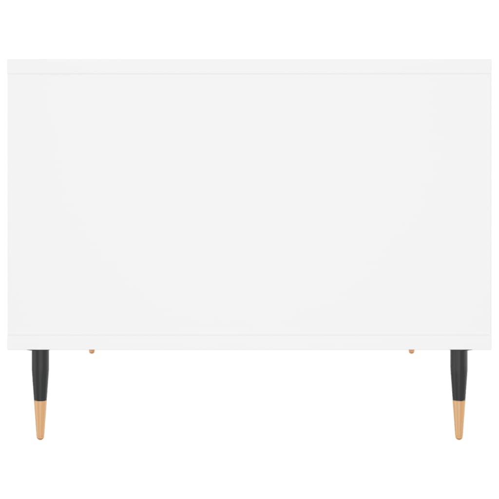 Konferenční Stolek Bílý 60 X 50 X 40 Cm Kompozitní Dřevo