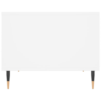 Konferenční Stolek Bílý 60 X 50 X 40 Cm Kompozitní Dřevo