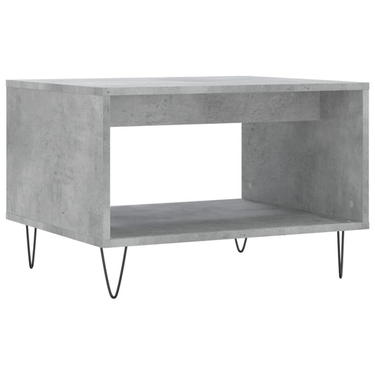Konferenční Stolek Betonově Šedý 60X50X40 Cm Kompozitní Dřevo