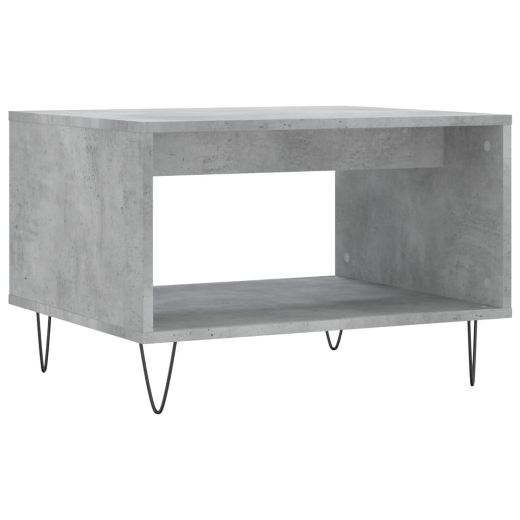 Konferenční Stolek Betonově Šedý 60X50X40 Cm Kompozitní Dřevo