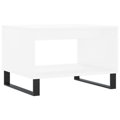 Konferenční Stolek Bílý 60 X 50 X 40 Cm Kompozitní Dřevo