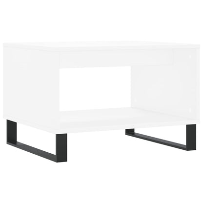 Konferenční Stolek Bílý 60 X 50 X 40 Cm Kompozitní Dřevo