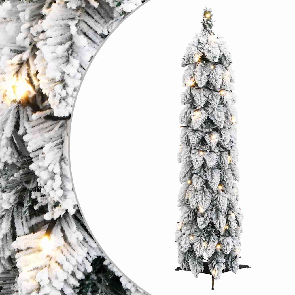 Umělý Vánoční Stromek S Led Osvětlením Zasněžený 60 Led