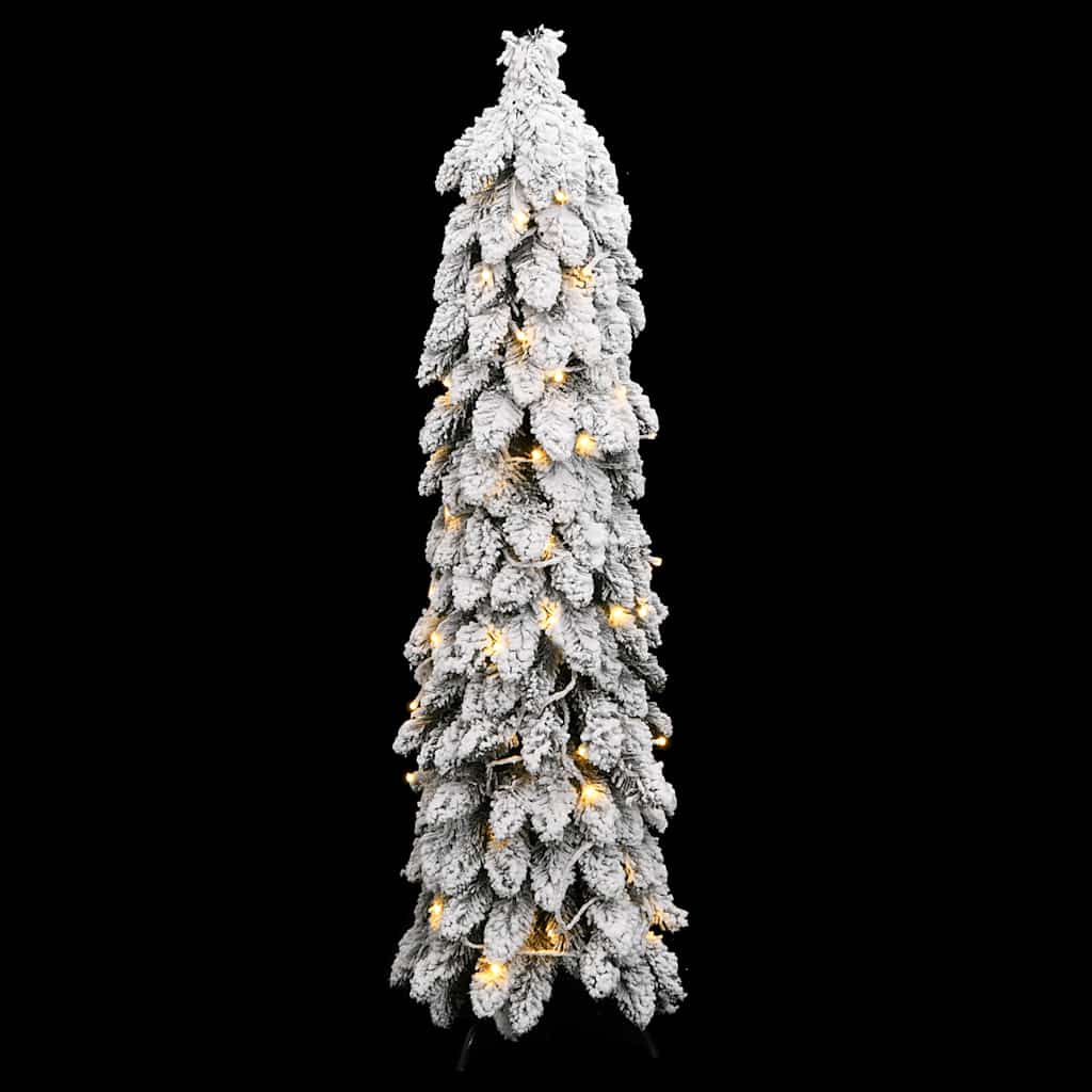 Umělý Vánoční Stromek S Led Osvětlením Zasněžený 60 Led