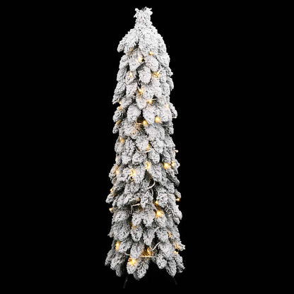 Umělý Vánoční Stromek S Led Osvětlením Zasněžený 60 Led