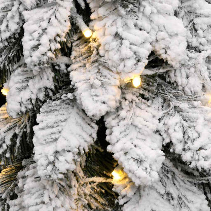 Umělý Vánoční Stromek S Led Osvětlením Zasněžený 60 Led
