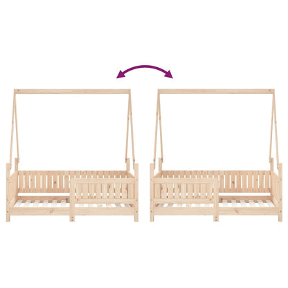 Dětská Postel Masivní Borové Dřevo