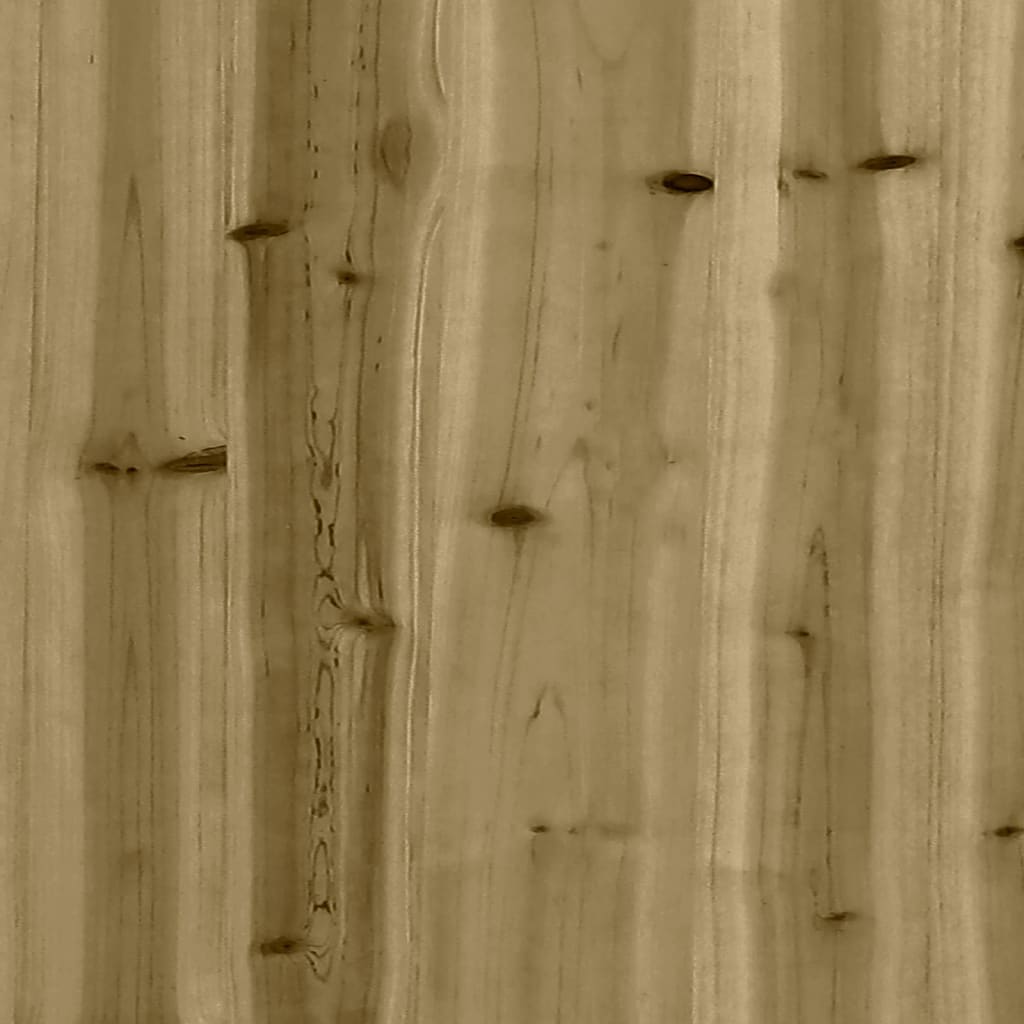 Zahradní Lavice Gabionový Design 92 X 71 X 65,5 Cm Borové Dřevo